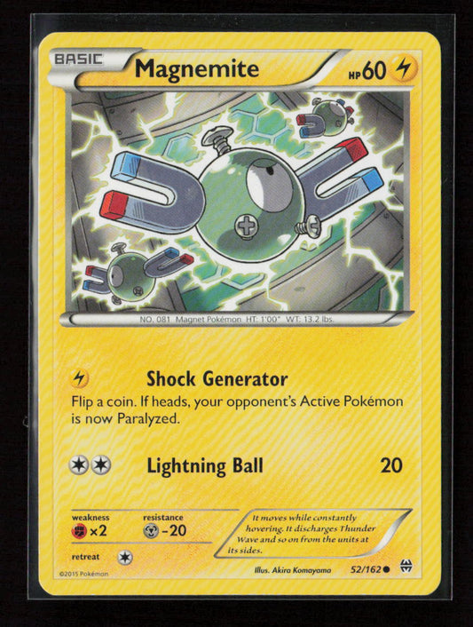 Magnemite (52) Common XY - BREAKthrough 52/162 LP