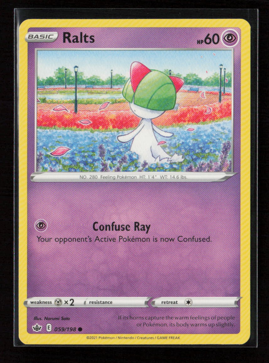 Ralts Common SWSH06: Chilling Reign 059/198 LP