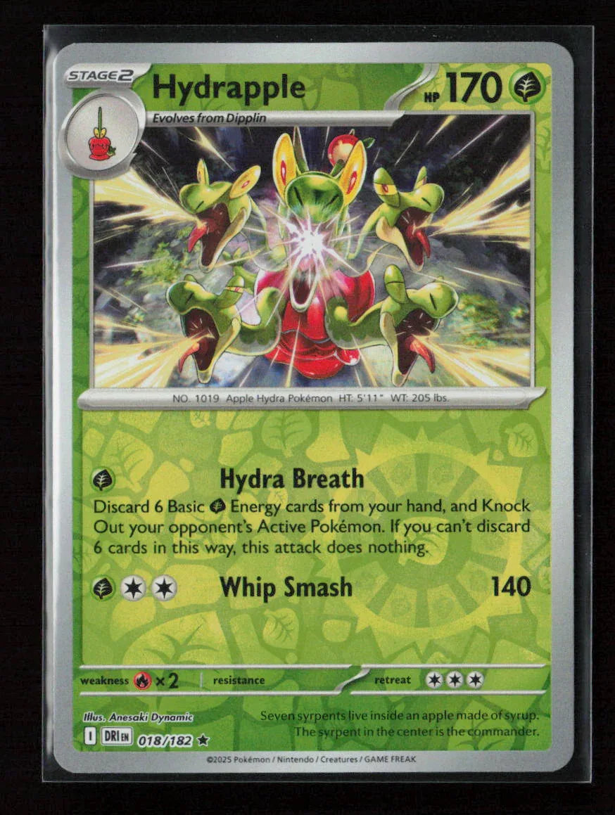 Hydrapple - Rare SV10: Destined Rivals 018/182 NM - Kang's Collectibles