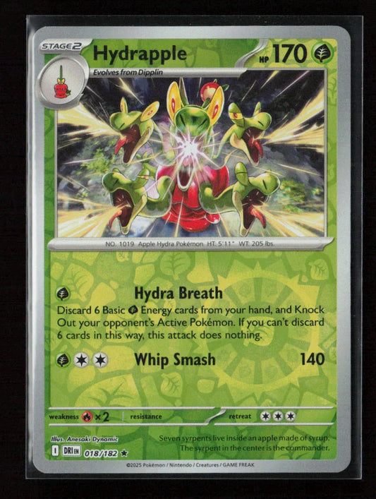 Hydrapple - Rare SV10: Destined Rivals 018/182 NM - Kang's Collectibles
