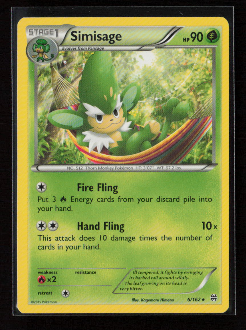 Simisage Rare XY - BREAKthrough 6/162 LP