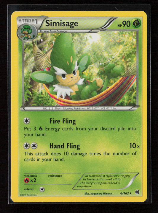 Simisage Rare XY - BREAKthrough 6/162 LP