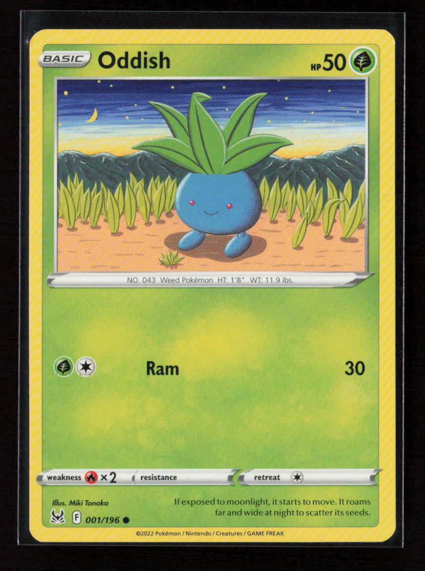 Oddish Common SWSH11: Lost Origin 001/196 LP