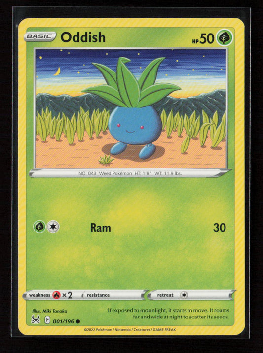 Oddish Common SWSH11: Lost Origin 001/196 LP