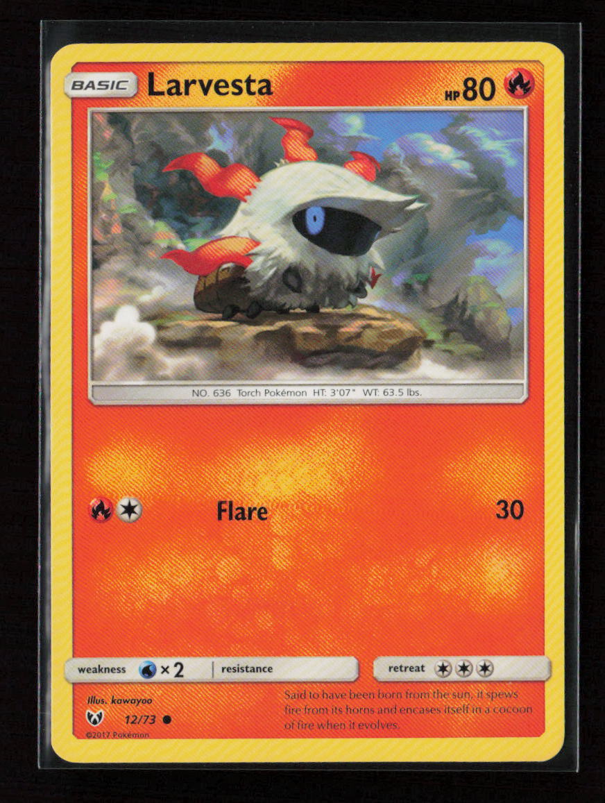 Larvesta Common Shining Legends 12/73 LP