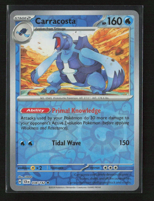 Carracosta Rare SV07: Stellar Crown 038/142 NM - Kang's Collectibles