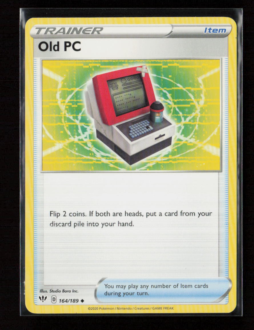 Old PC Uncommon SWSH03: Darkness Ablaze 164/189 LP