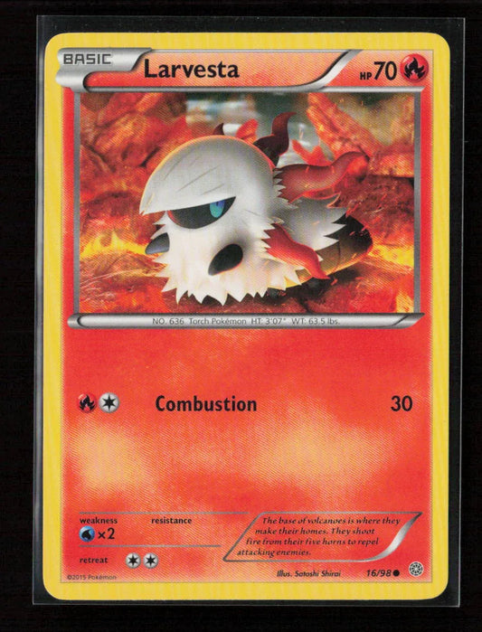 Larvesta Common XY - Ancient Origins 16/98 LP - Kang's Collectibles