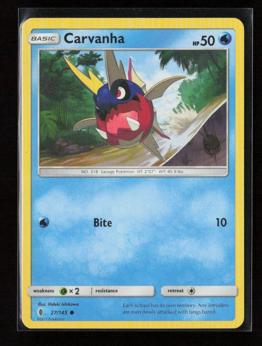 Carvanha Common SM - Guardians Rising 27/145 LP - Kang's Collectibles
