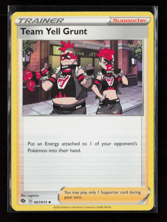 Team Yell Grunt Uncommon Champion's Path 67/73 LP