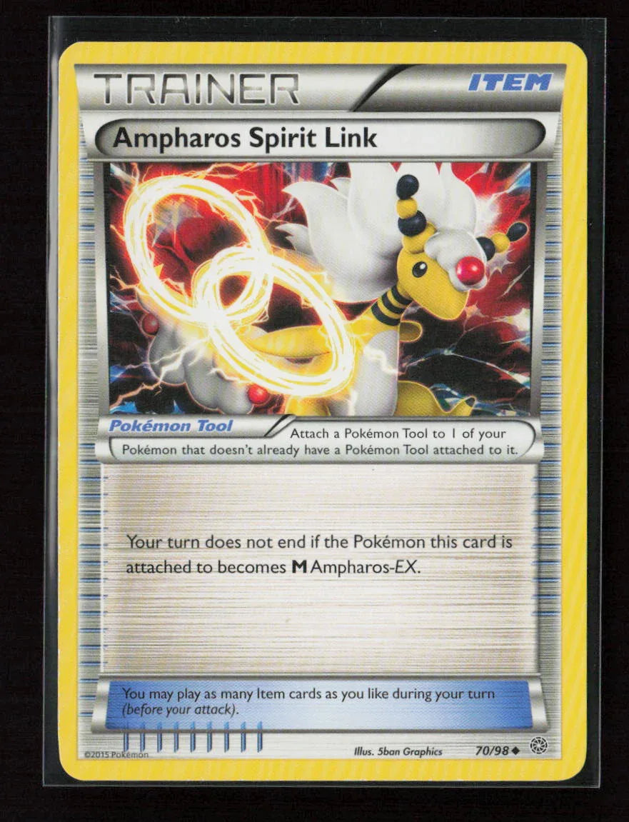 Ampharos Spirit Link Uncommon XY - Ancient Origins 70/98 LP - Kang's Collectibles