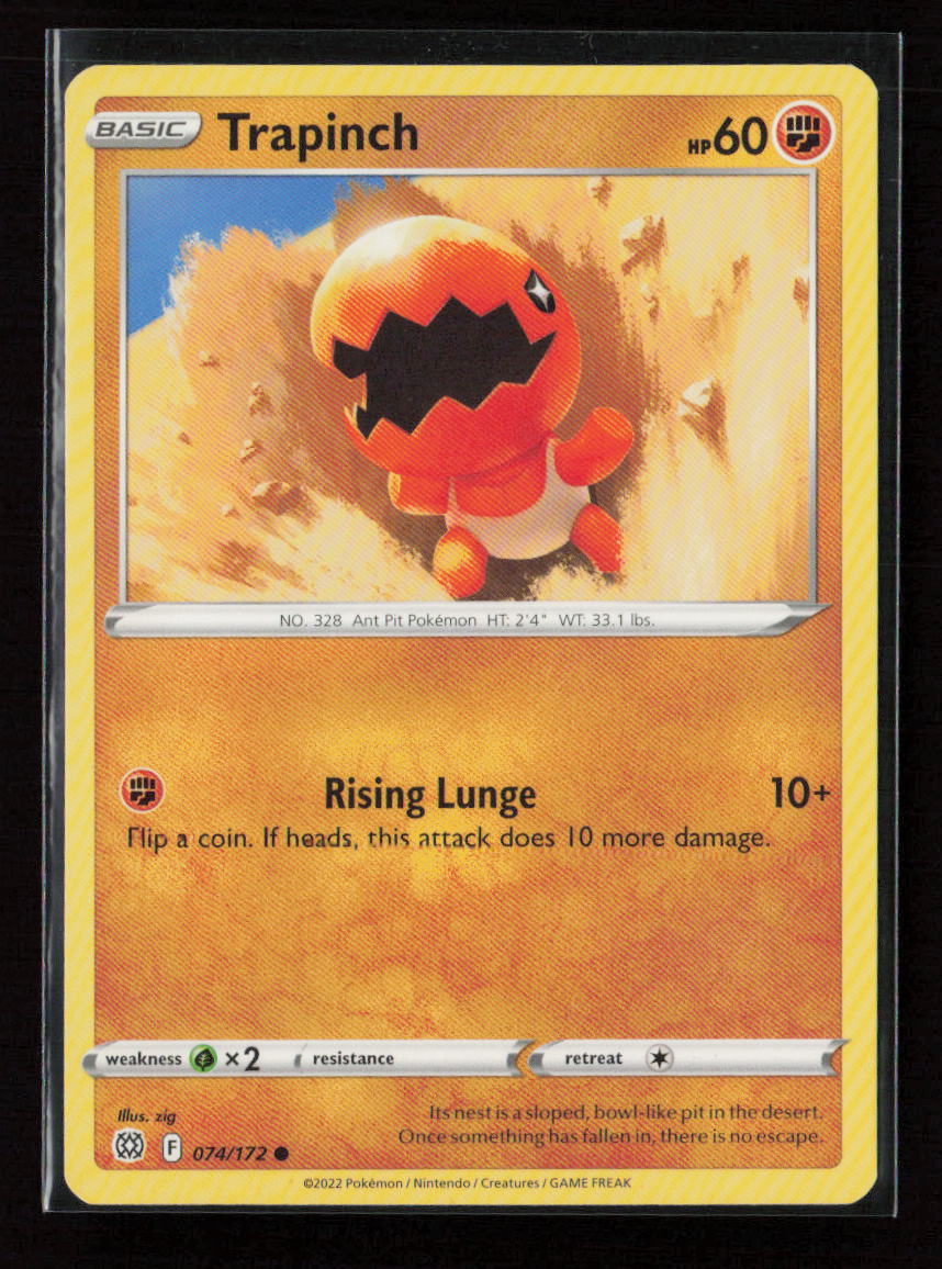 Trapinch Common SWSH09: Brilliant Stars 074/172 LP