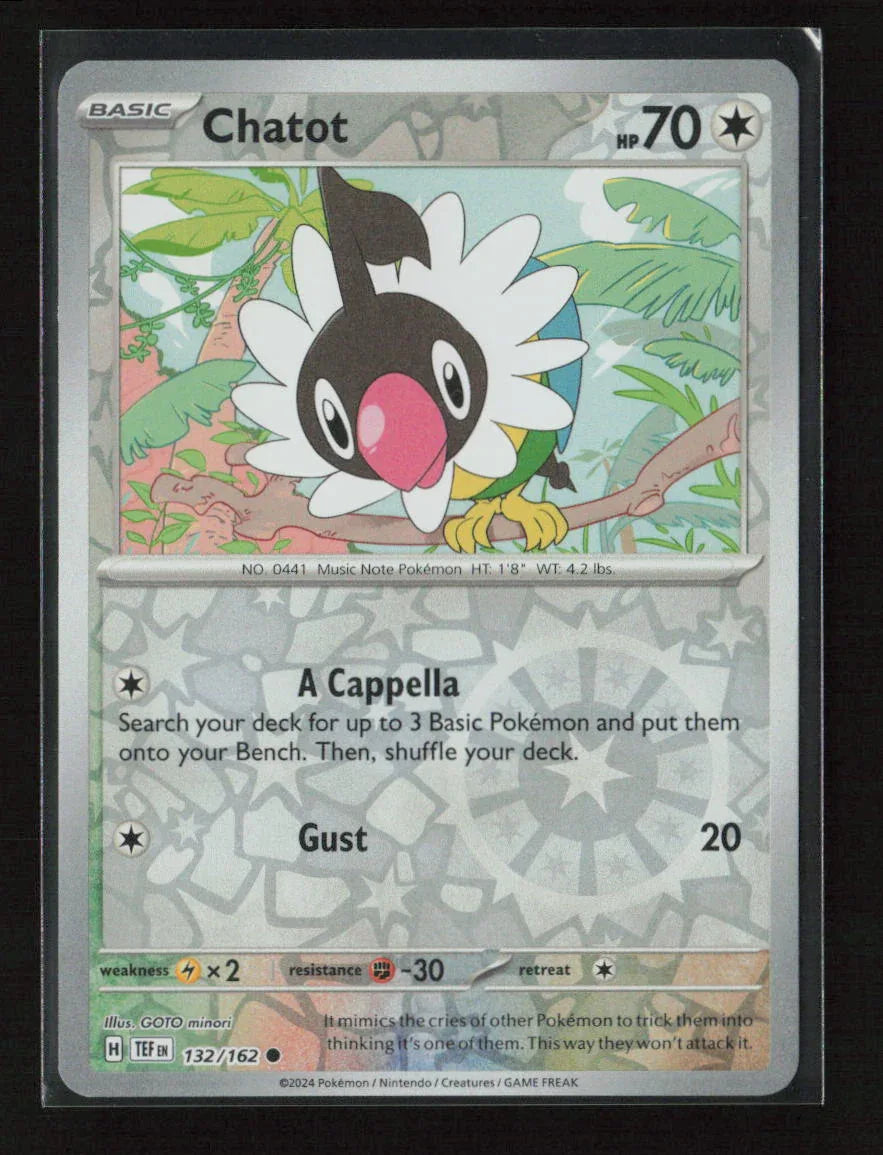 Chatot - Common SV05: Temporal Forces 132/162 NM - Kang's Collectibles
