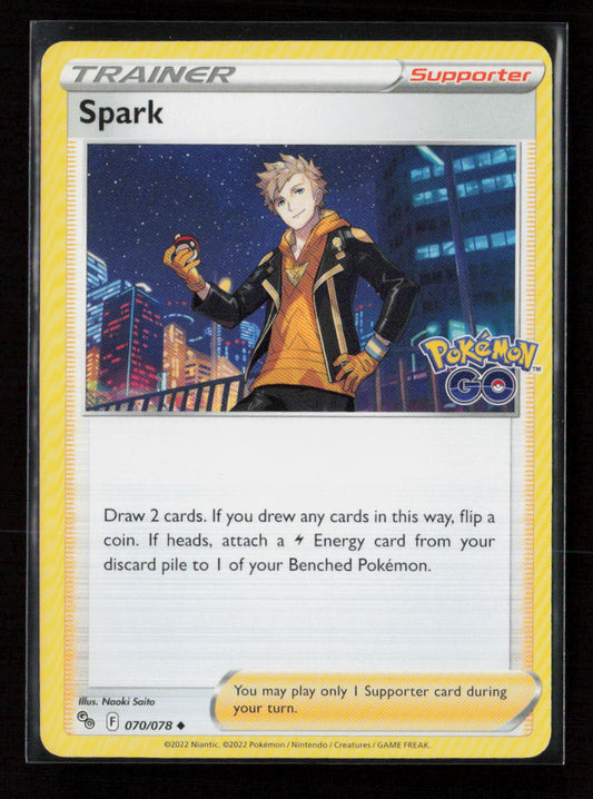 Spark Uncommon Pokemon GO 070/078 NM