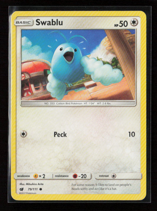Swablu Common SM - Crimson Invasion 79/111 LP