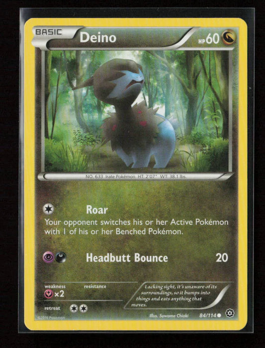 Deino Common XY - Steam Siege 84/114 NM - Kang's Collectibles
