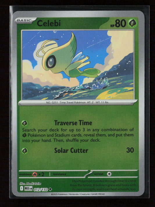 Celebi Uncommon ME01: Mega Evolution 012/132 NM