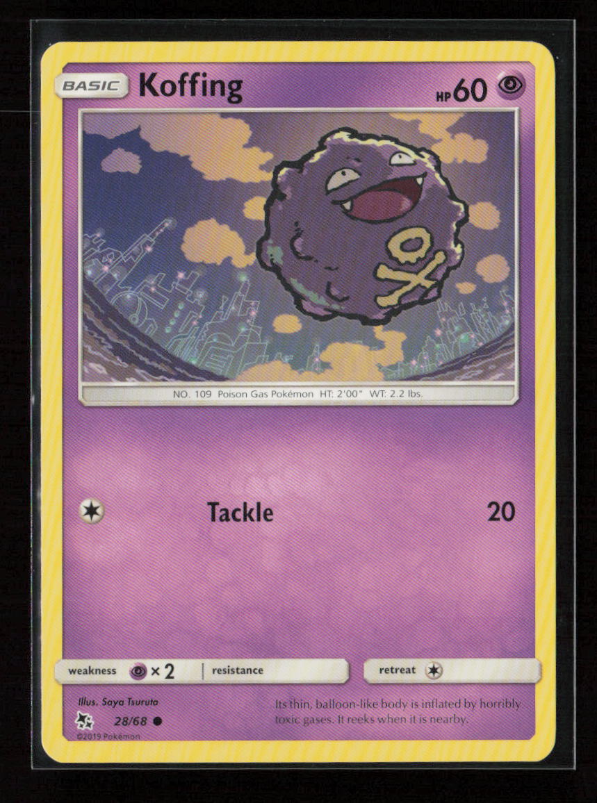 Koffing Common Hidden Fates 28/68 NM