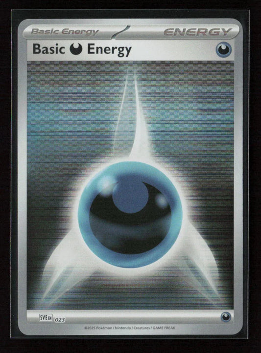Basic Darkness Energy - Common SVE: Scarlet & Violet Energies 023 NM - Kang's Collectibles