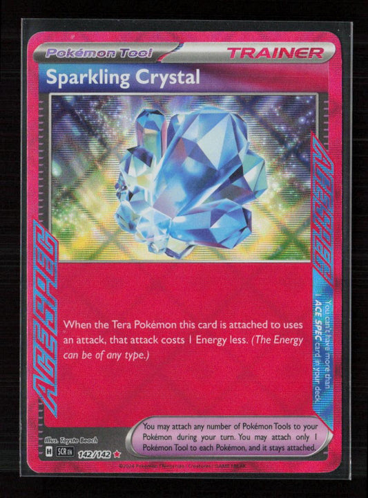 Sparkling Crystal ACE SPEC Rare SV: Prismatic Evolutions 129/131 NM - Kang's Collectibles