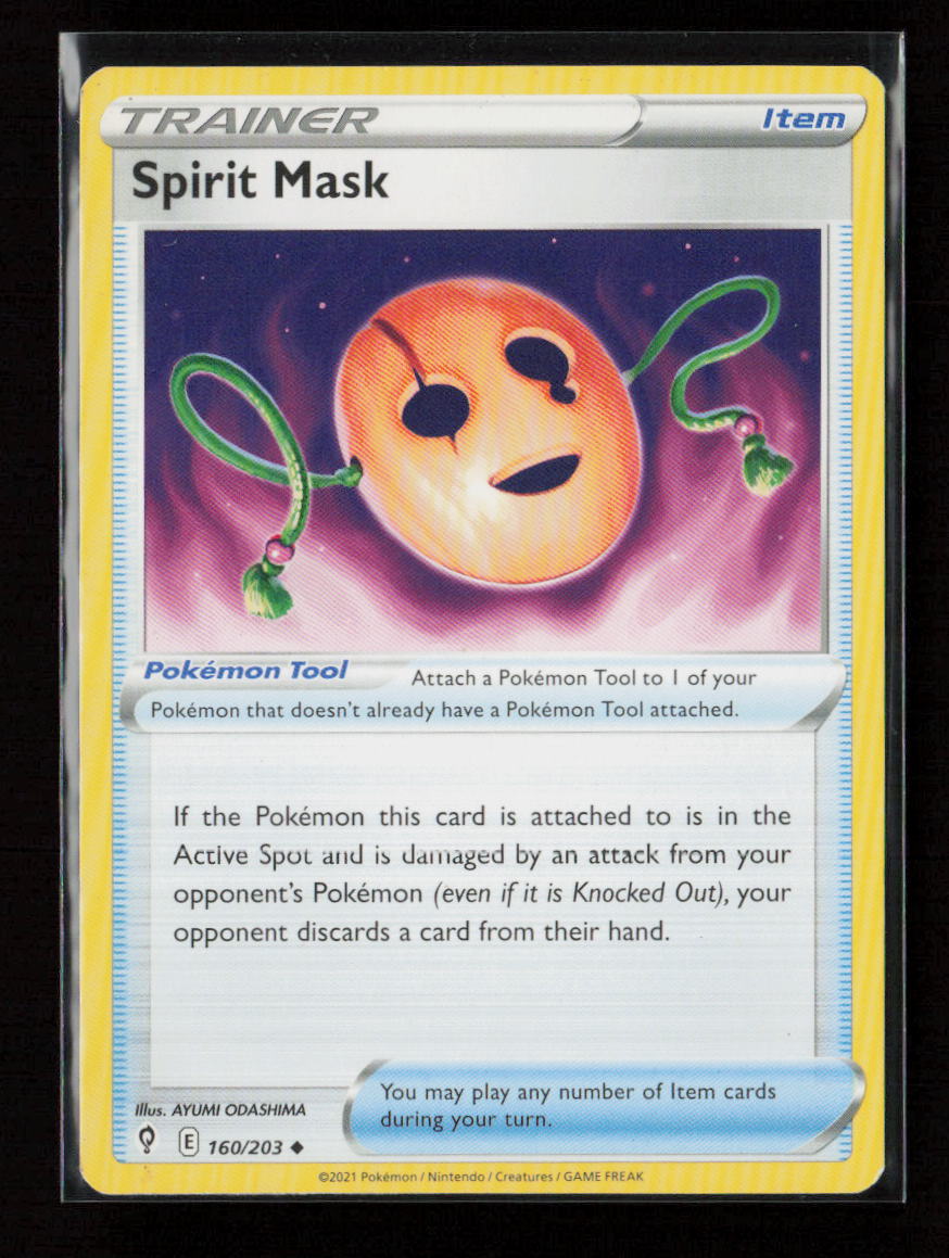 Spirit Mask Uncommon SWSH07: Evolving Skies 160/203 LP