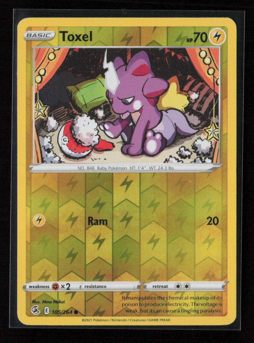 Toxel (105) Common SWSH08: Fusion Strike 105/264 LP