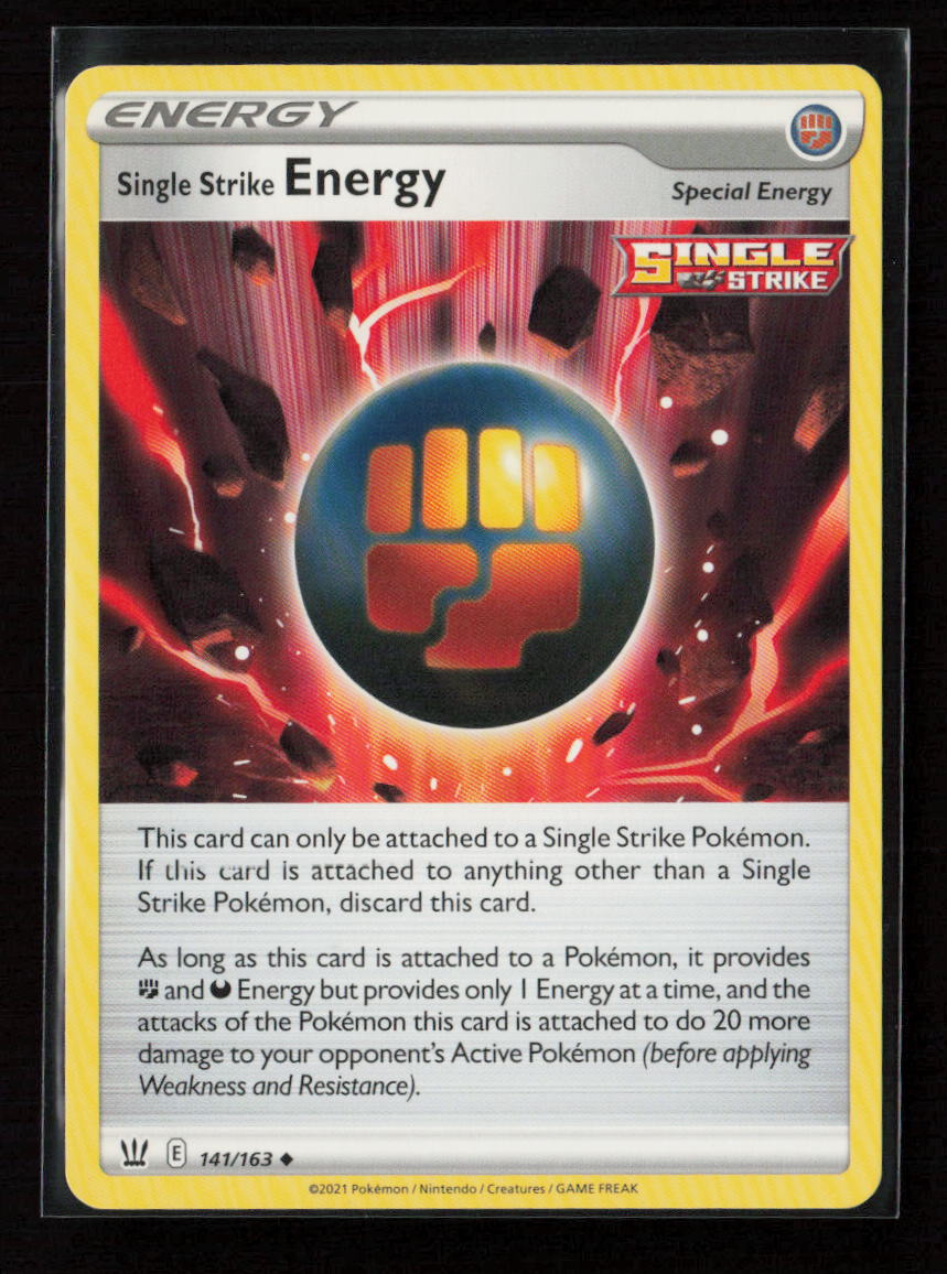 Single Strike Energy Uncommon SWSH05: Battle Styles 141/163 LP