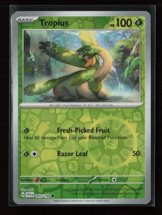Tropius Common SV01: Scarlet & Violet Base Set 007/198 NM - Kang's Collectibles