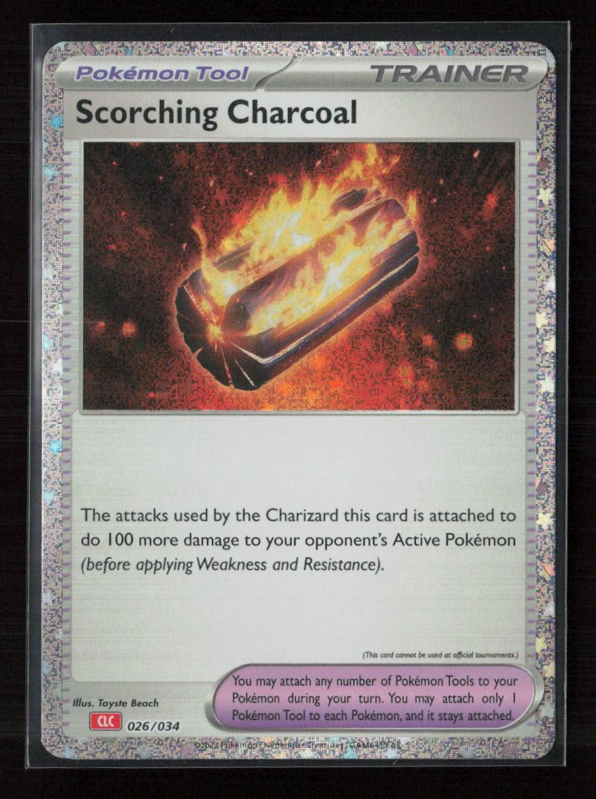 Scorching Charcoal Classic Collection Trading Card Game Classic 026/034 NM - Kang's Collectibles
