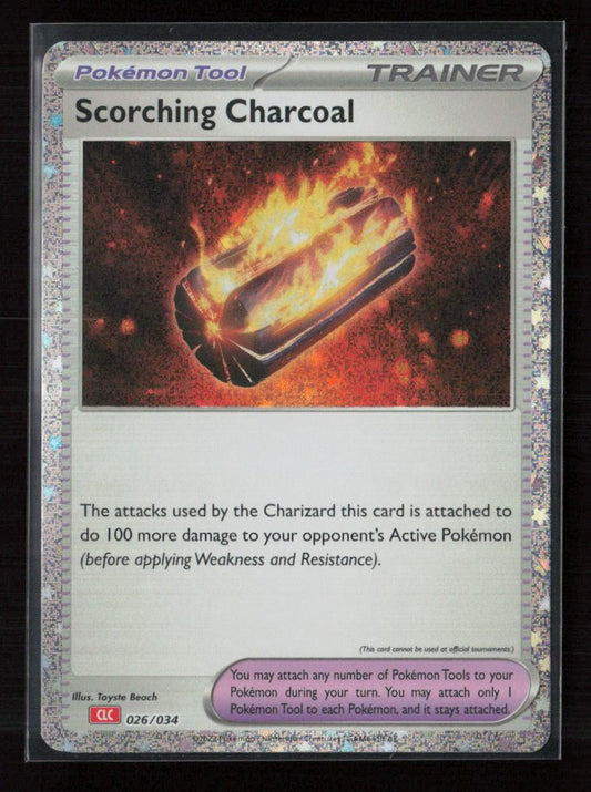 Scorching Charcoal Classic Collection Trading Card Game Classic 026/034 NM - Kang's Collectibles