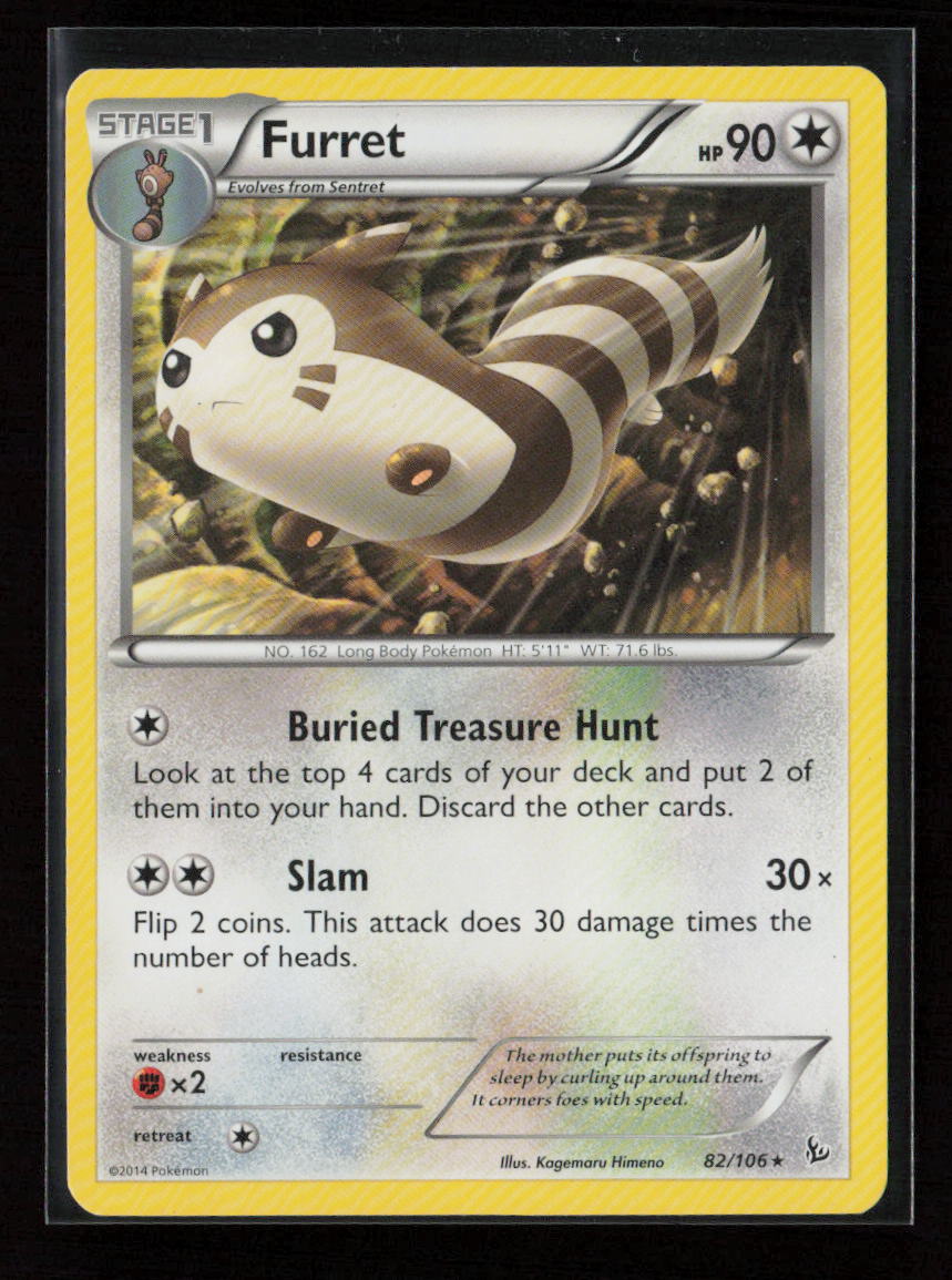 Furret Rare XY - Flashfire 82/106 LP