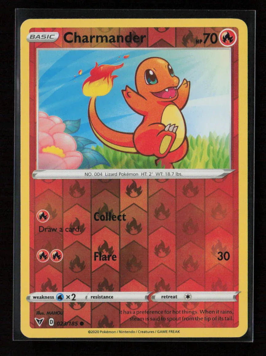 Charmander Common SWSH04: Vivid Voltage 023/185 NM - Kang's Collectibles