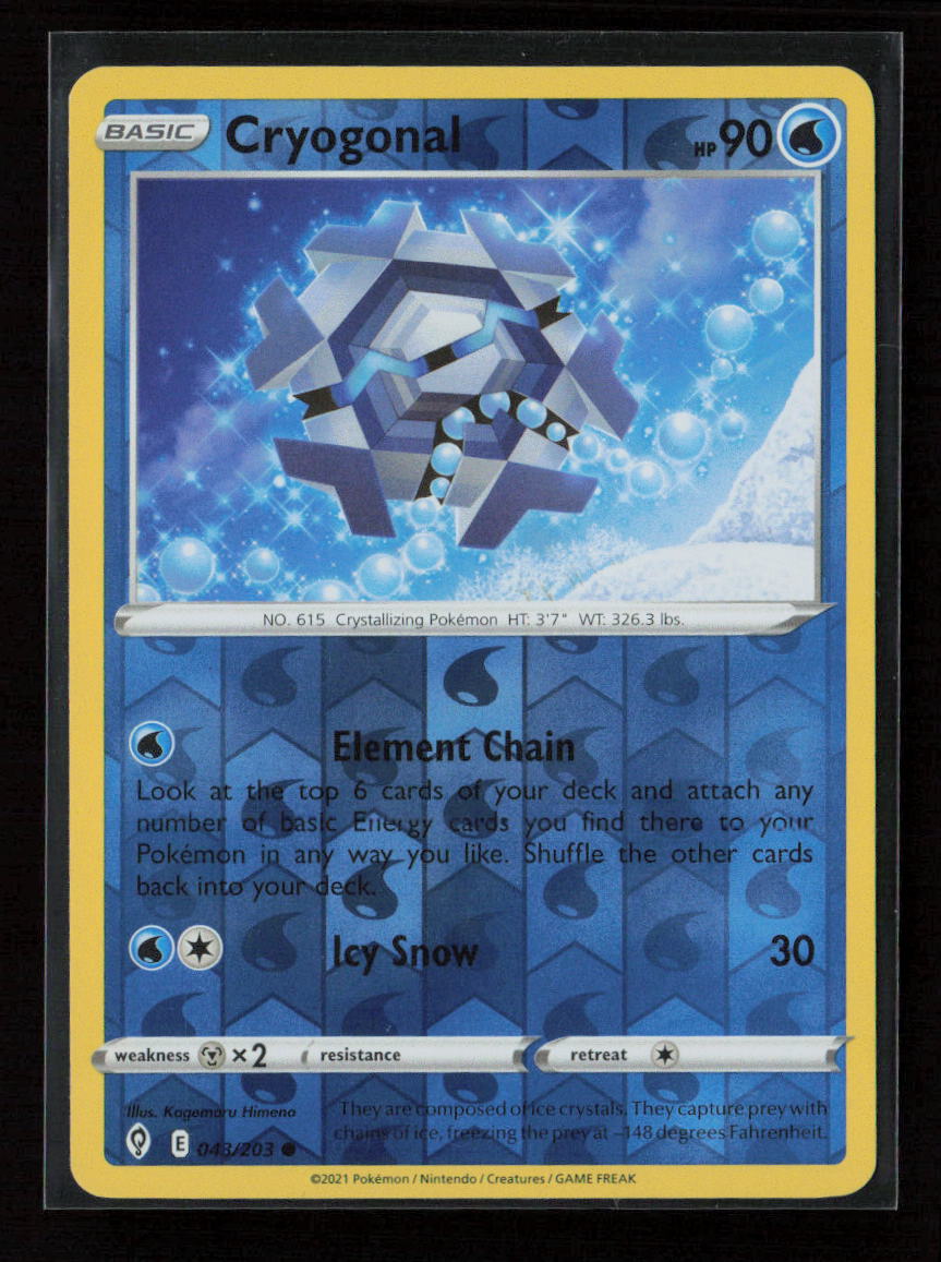 Cryogonal Common SWSH07: Evolving Skies 043/203 LP