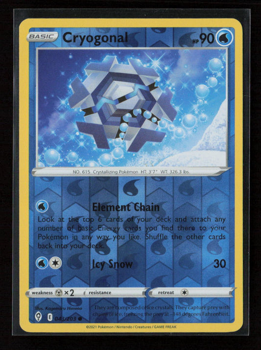 Cryogonal Common SWSH07: Evolving Skies 043/203 LP