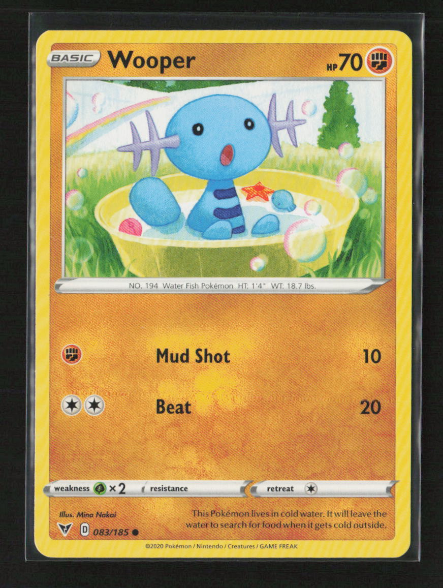 Wooper Common SWSH04: Vivid Voltage 083/185 LP
