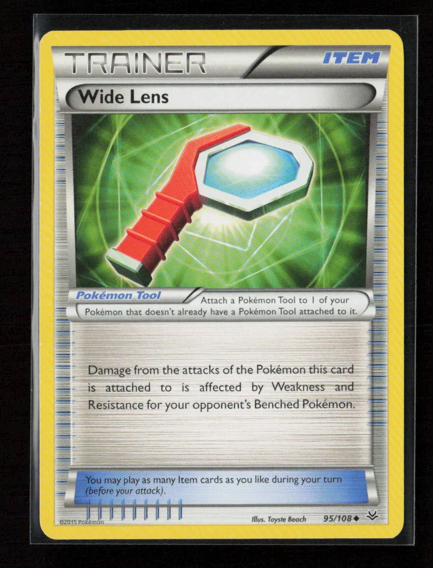 Wide Lens Uncommon XY - Roaring Skies 95/108 LP - Kang's Collectibles