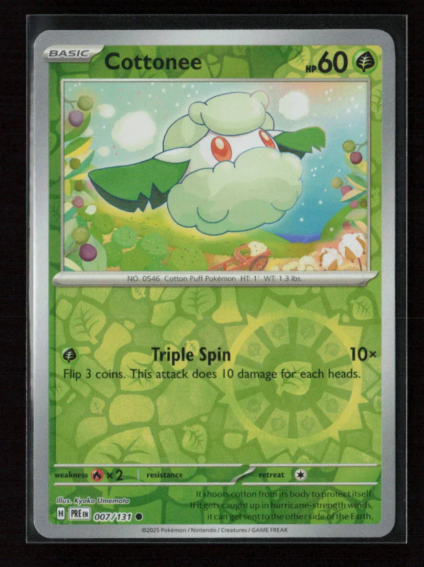 Cottonee Common SV: Prismatic Evolutions 007/131 NM - Kang's Collectibles