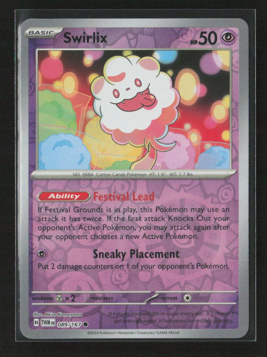 Swirlix Common SV06: Twilight Masquerade 089/167 NM - Kang's Collectibles