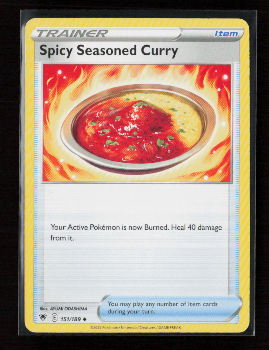 Spicy Seasoned Curry Uncommon SWSH10: Astral Radiance 151/189 LP
