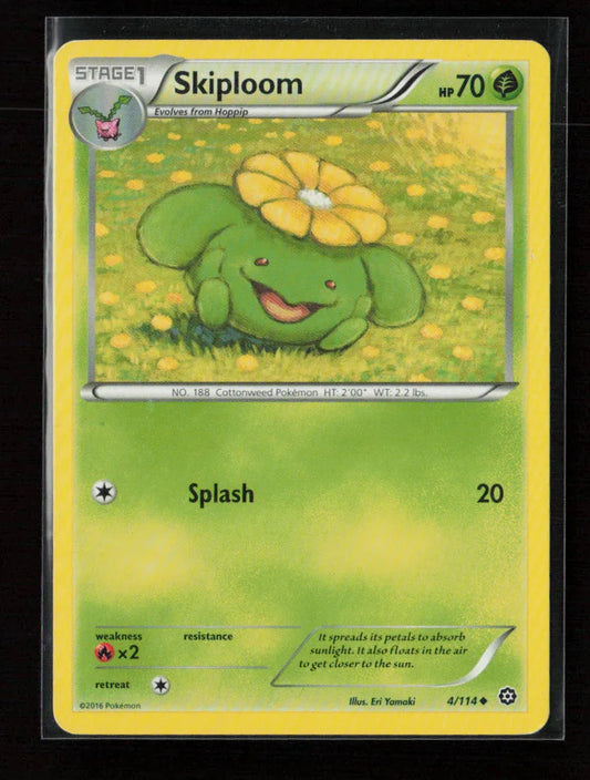 Skiploom Uncommon XY - Steam Siege 4/114 LP - Kang's Collectibles