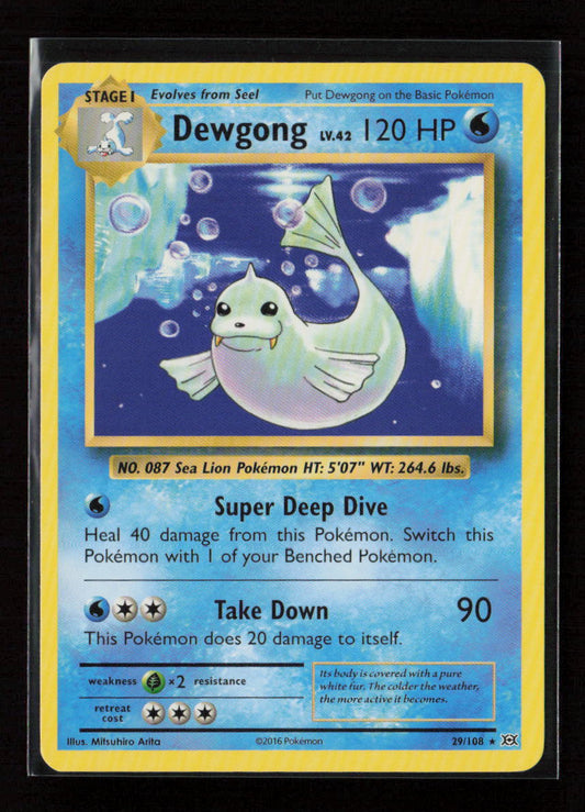 Dewgong Rare XY - Evolutions 29/108 LP