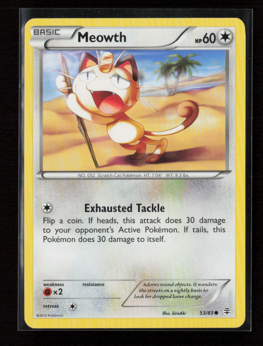 Meowth Common Generations 53/83 LP