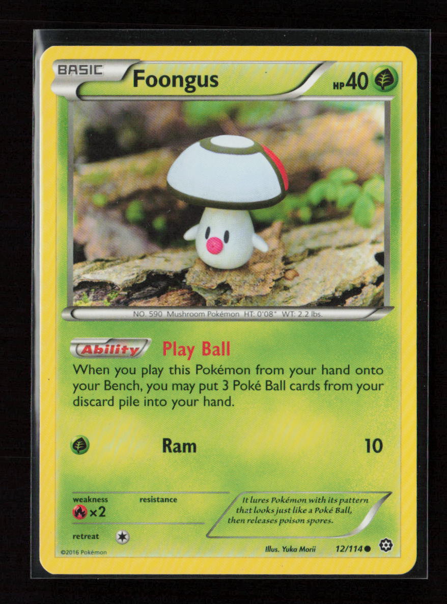 Foongus Common XY - Steam Siege 12/114 MP
