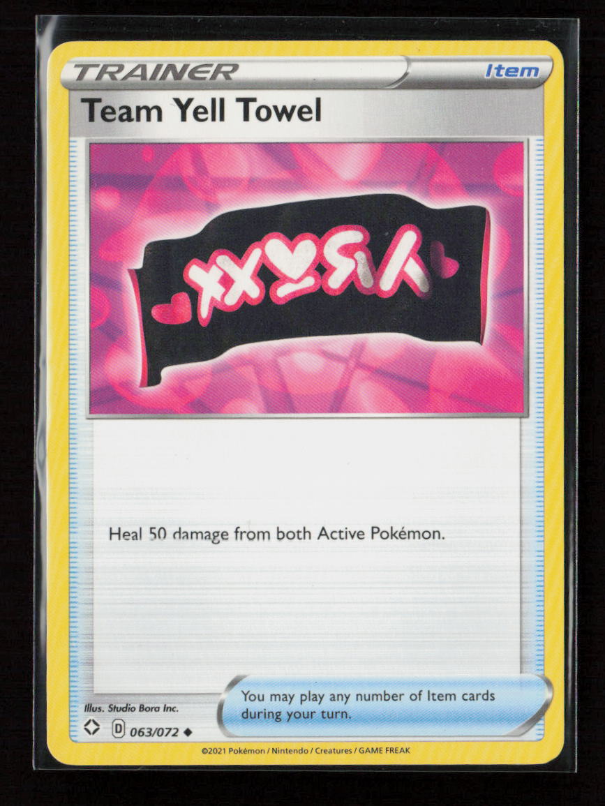 Team Yell Towel Uncommon Shining Fates 063/072 LP