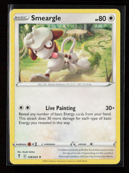 Smeargle Rare SWSH07: Evolving Skies 128/203 LP