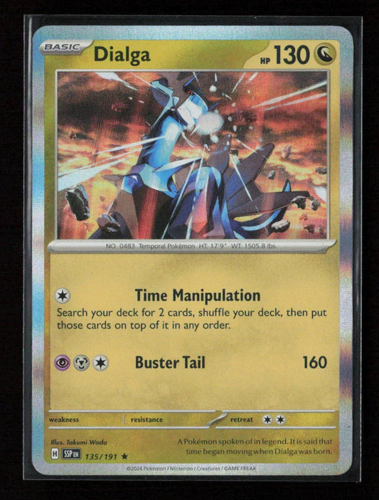 Dialga Rare SV08: Surging Sparks 135/191 NM - Kang's Collectibles