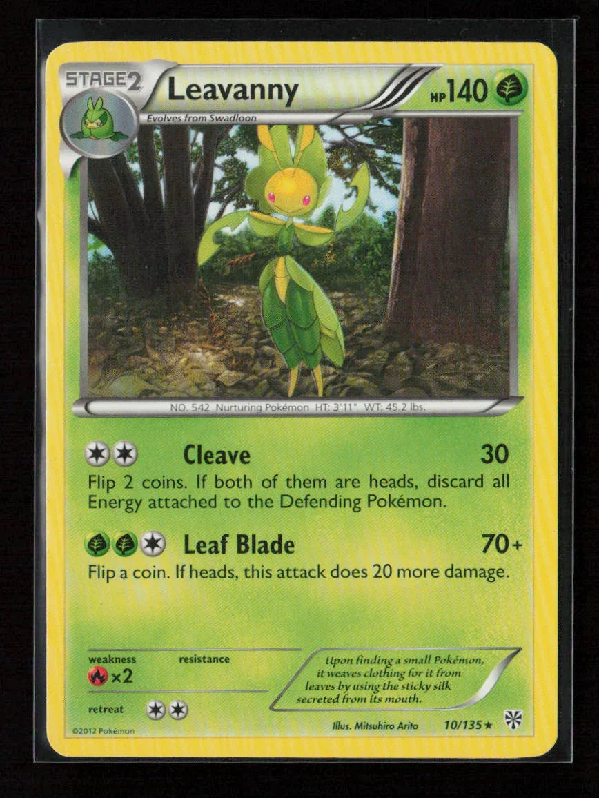 Leavanny Rare Plasma Storm 10/135 NM - Kang's Collectibles