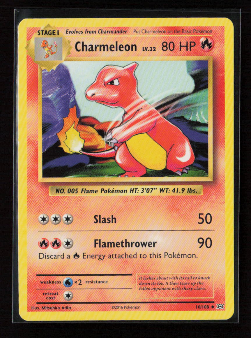 Charmeleon Uncommon XY - Evolutions 10/108 LP