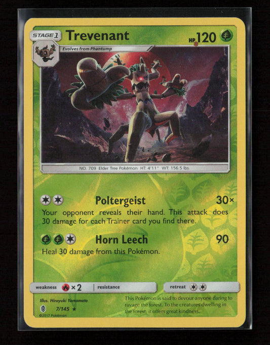 Trevenant Rare SM - Guardians Rising 7/145 NM