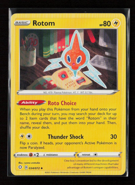Rotom Uncommon Shining Fates 034/072 LP
